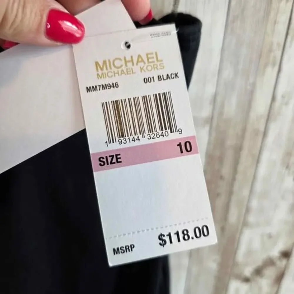 Michael kors swimsuit size 10 black
